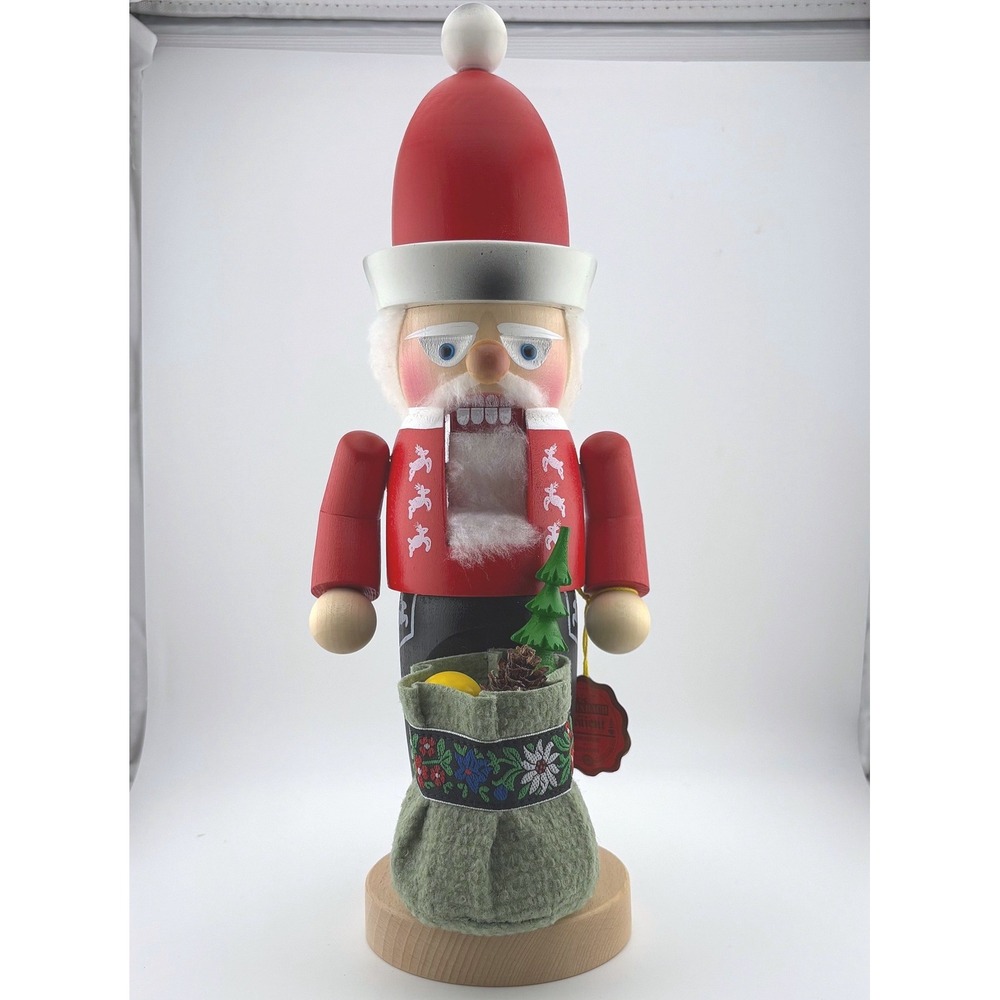 Steinbach Nutcracker Santa Claus Santa Sack Handmade Germany  365 Tag NO BOX